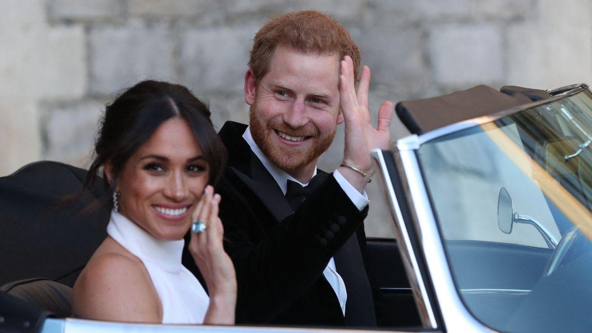 image of prince harry and meghan markle