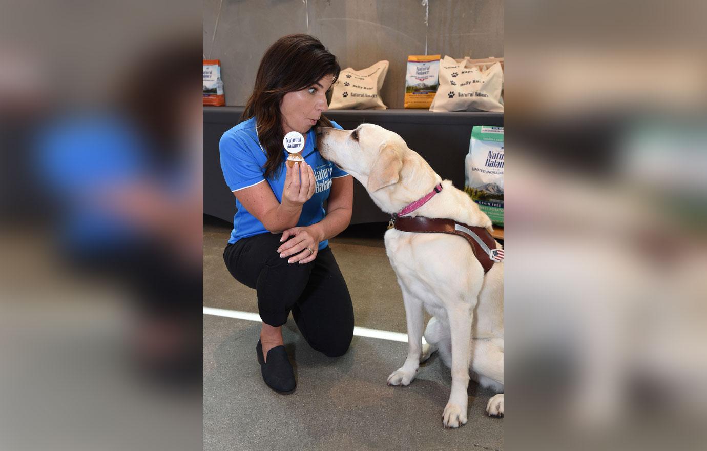 Danelle Umstead at the Natural Balance Premium pet food brand guide dog Retirement Party