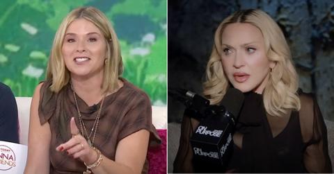Photo of Jenna Bush Hager and Madonna