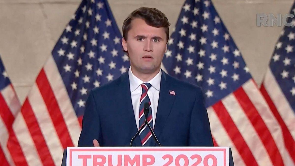 Image of Charlie Kirk was murdered at Utah Valley University last September.
