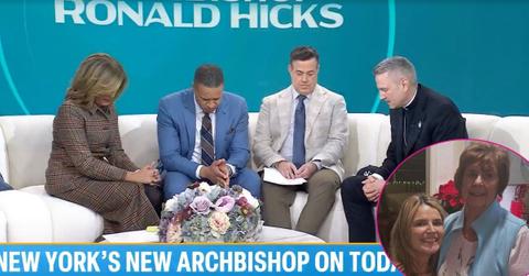 Composite photo of Hoda Kotb, Carson Daly, Craig Melvin, Ronald Hicks, Savannah Guthrie and Nancy Guthrie