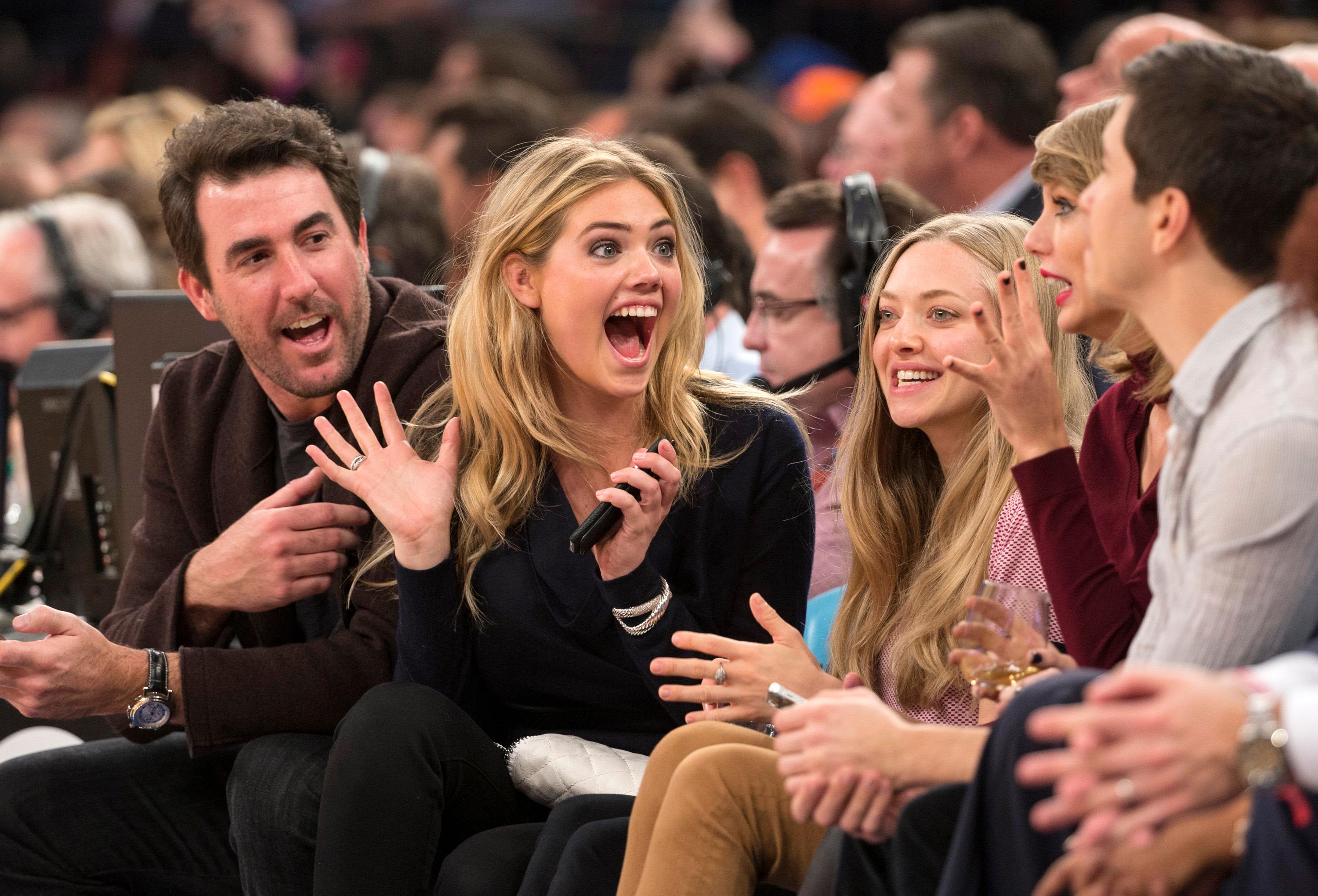 Kate Upton, boyfriend Justin Verlander spotted at Knicks game