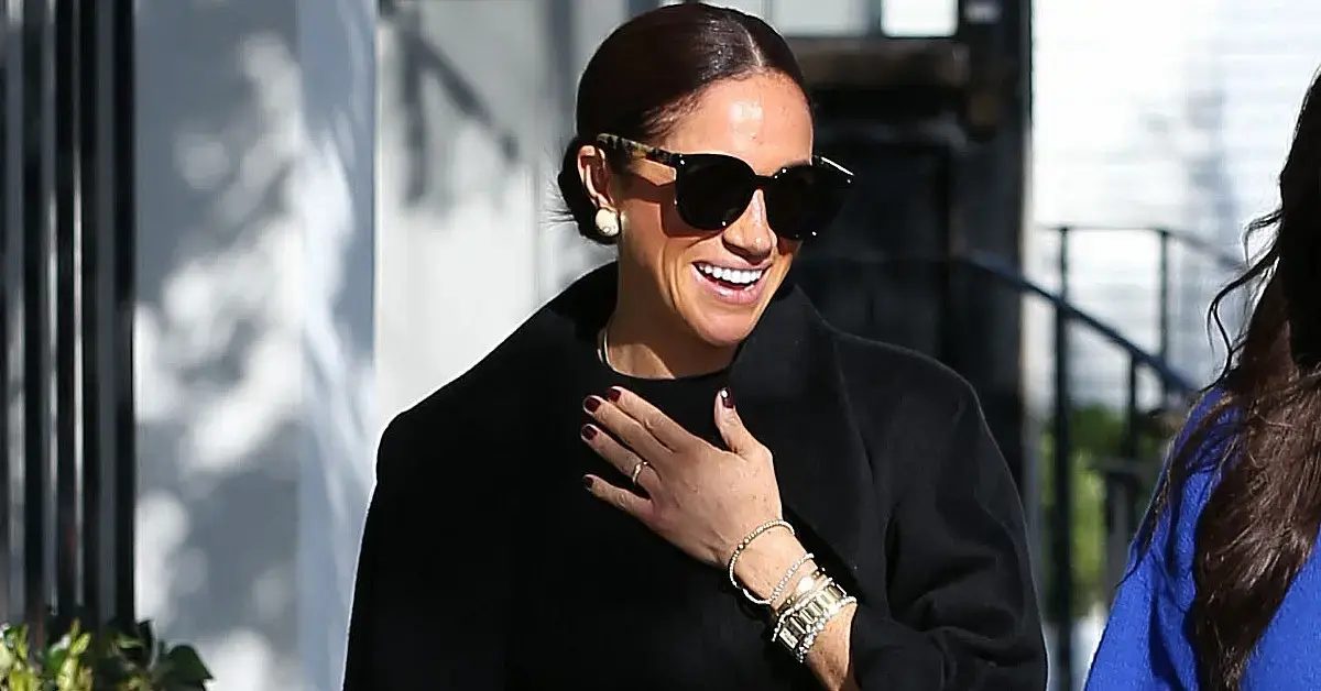 image of Meghan Markle is 'strategic' with who she reaches out, a source claims. 