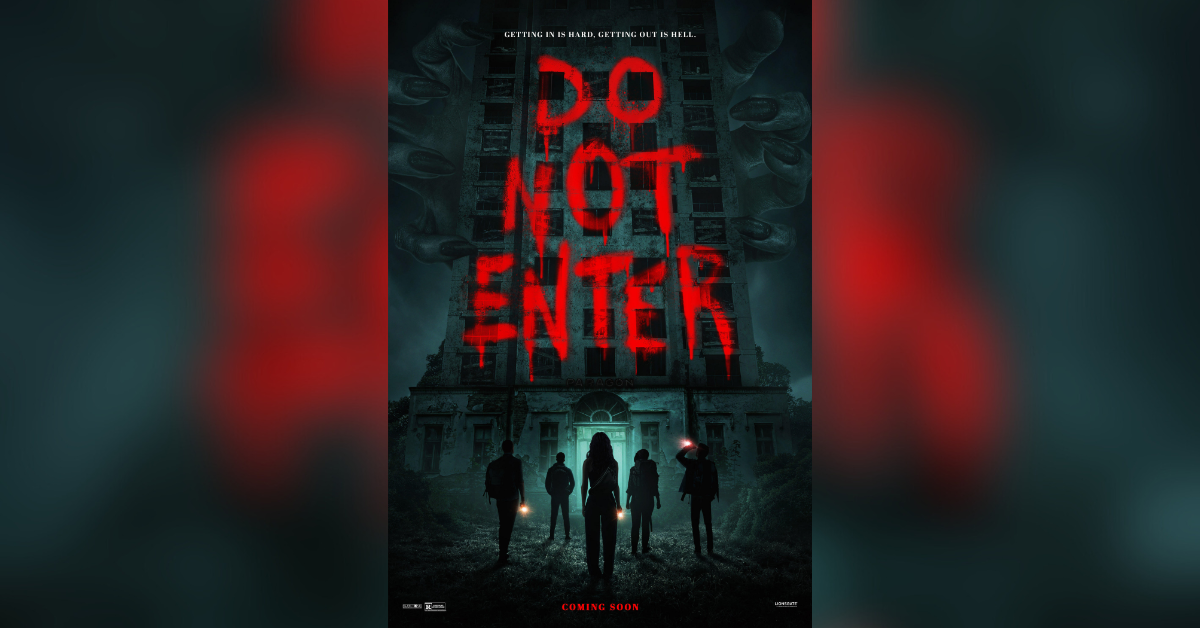 lionsgate and suretone pictures reveal first look at haunted thriller do not enter