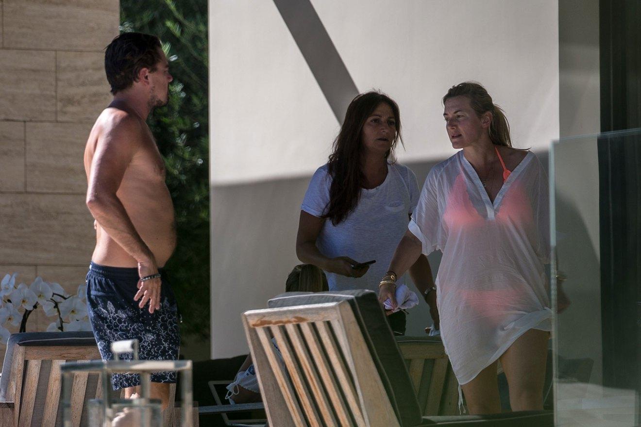 *EXCLUSIVE* Leonardo DiCaprio and Kate Winslet reunite in St. Tropez ***NO WEB***