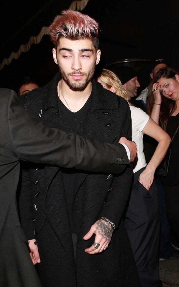 Zayn malik partying gigi hadid