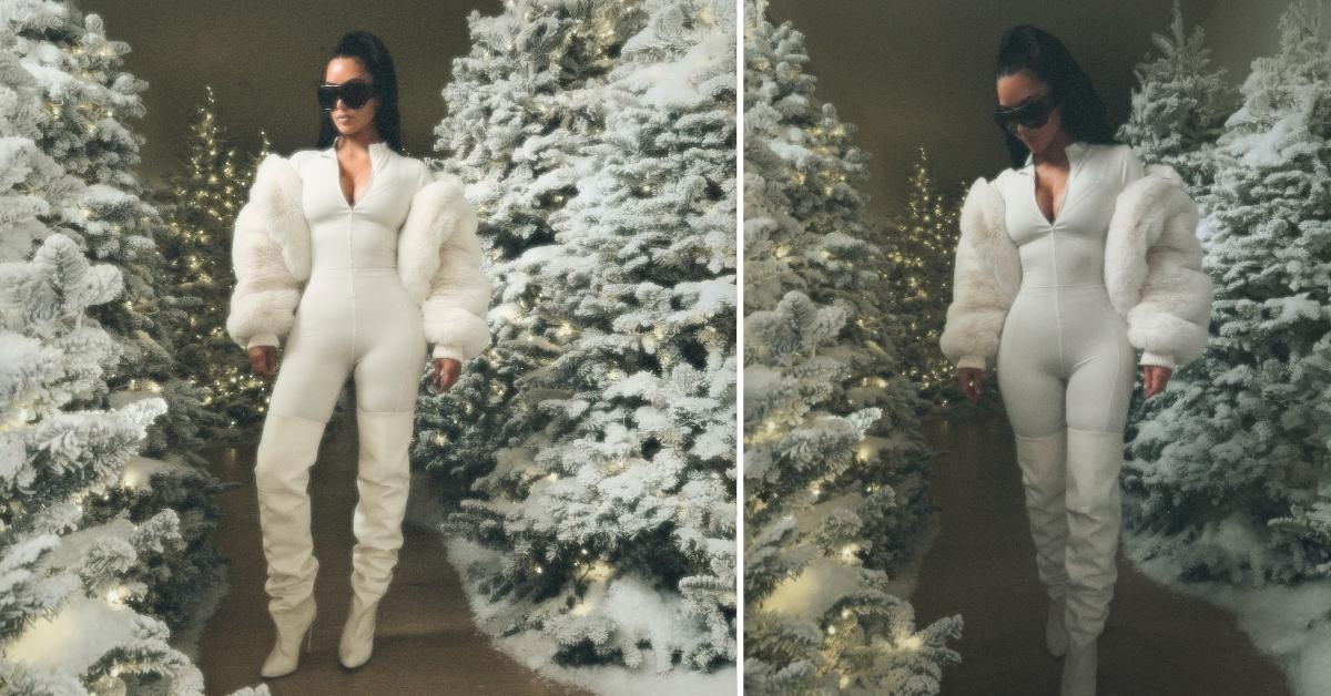 Photo of The reality star was previously dragged for her Christmas decorations, which consisted of numerous trees covered in fake snow.
