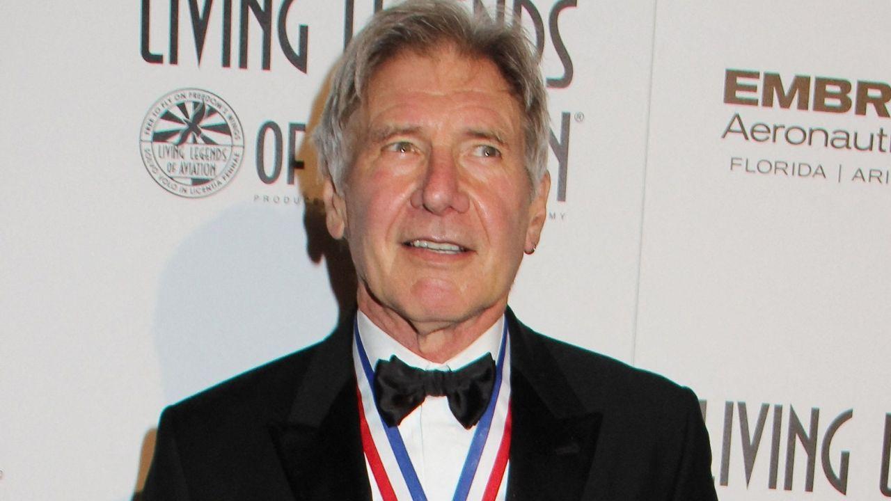 Image of Harrison Ford was recently seen riding by the beach, with his remarkably ripped body on full display.