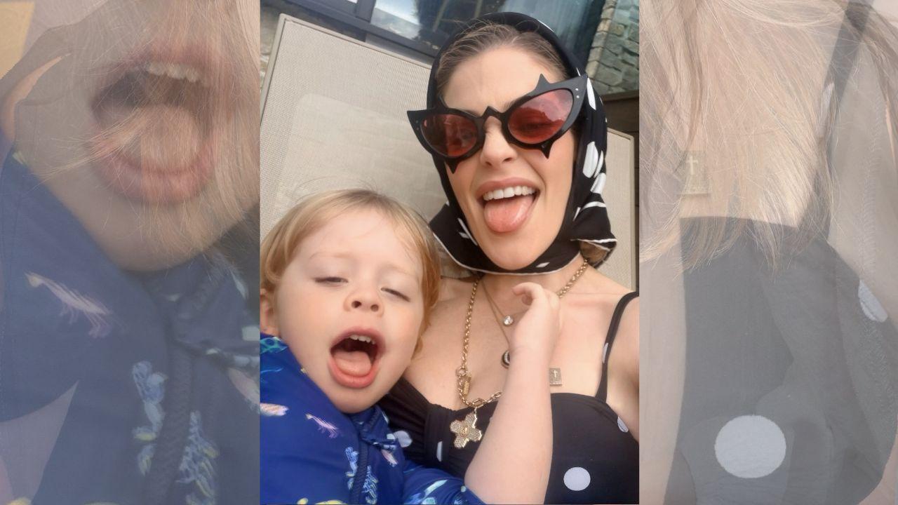 Image of Kelly Osbourne has found comfort in seeing her father's smile, spirit and personality live on through her young son.