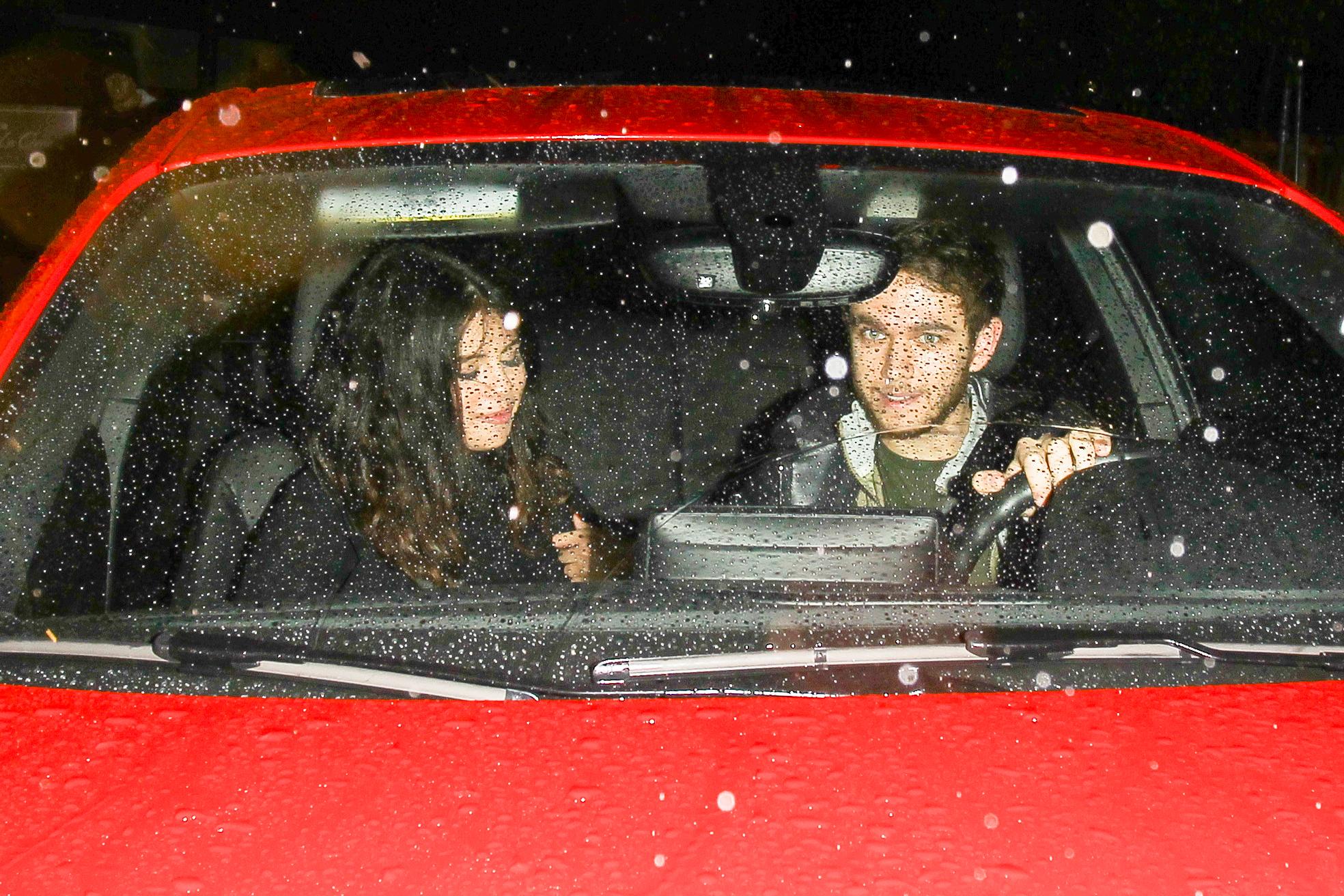 Selena Gomez sneaks out after dinner with a mystery boy **NO Australia, New Zealand**