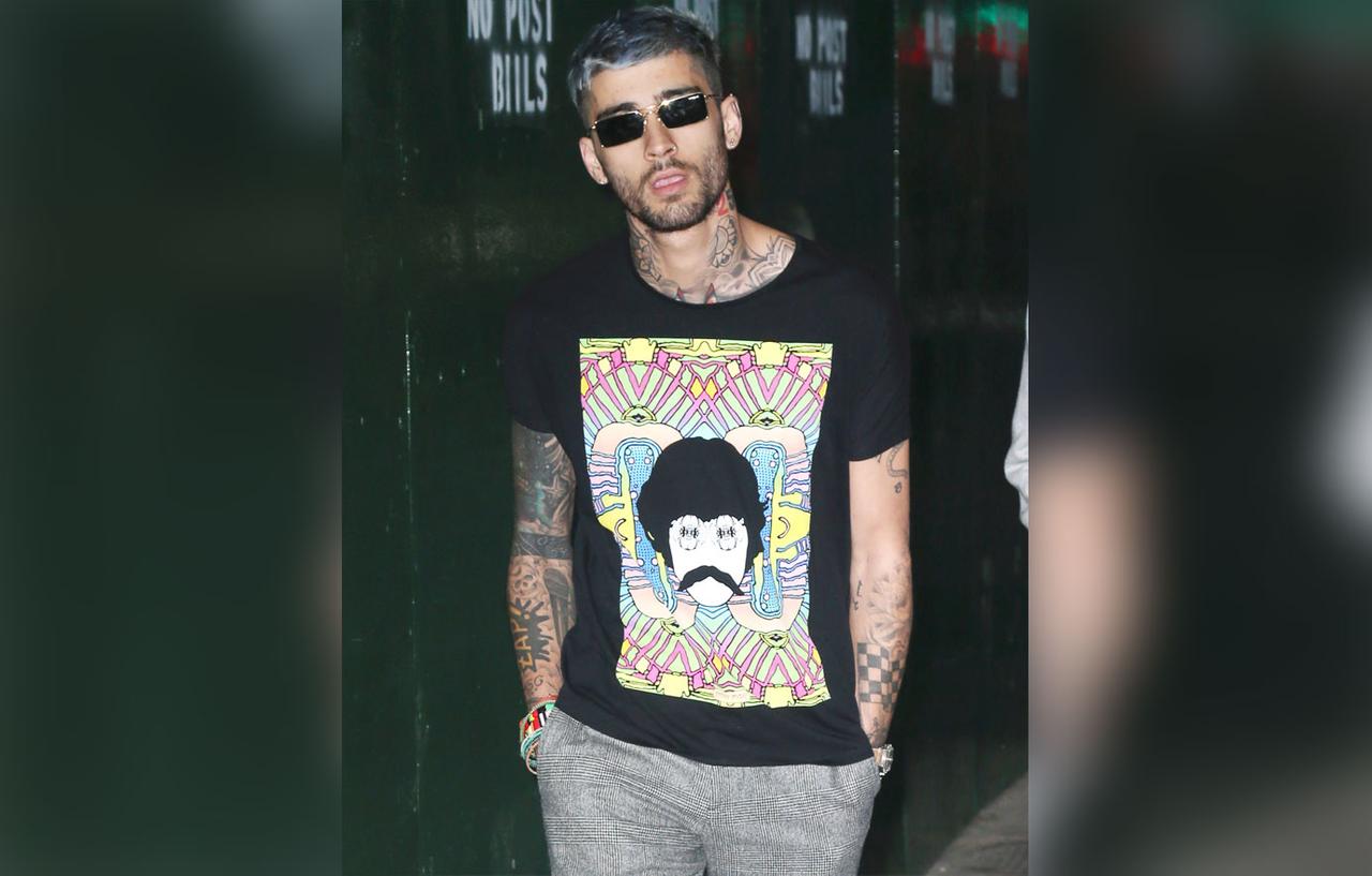 Zayn Malik Debuts Silver Hair While Out And About In New York City 