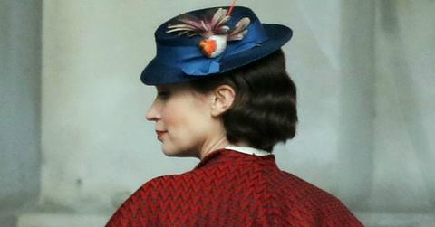 Emily Blunt Mary Poppins Movie Set Photos Long