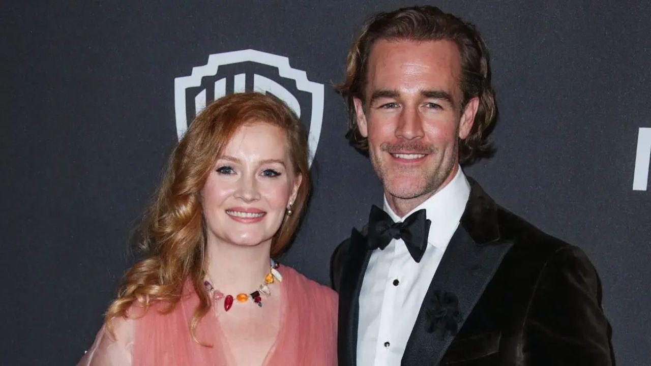 Image of Kimberly Van Der Beek shared the news of James Van Der Beek's death in February.