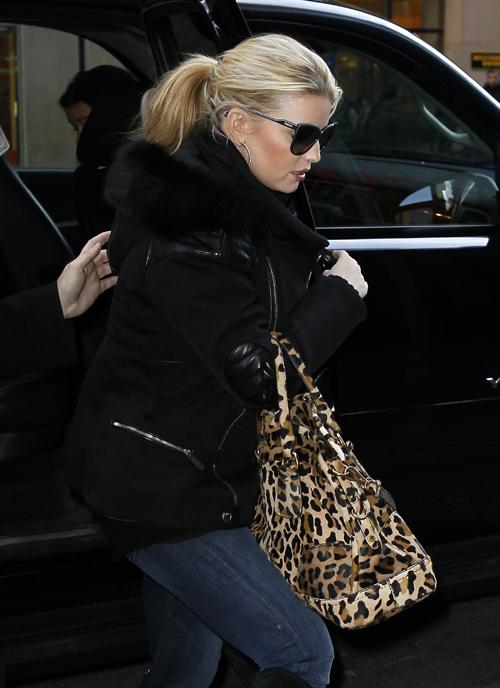 Jessica simpson best sale leopard bag