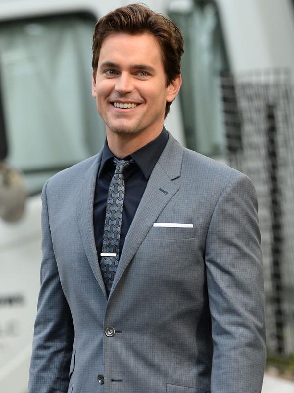 Matt Bomer on location for &#8220;White Collar&#8221; in Union Square Park