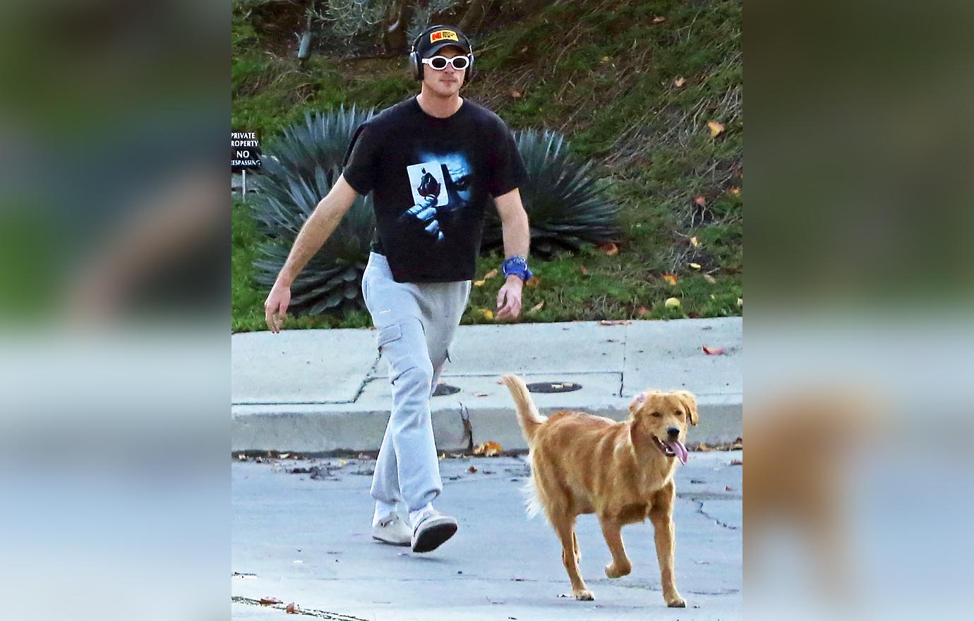 Jacob Elordi Spotted Walking His Dog In Los Angeles