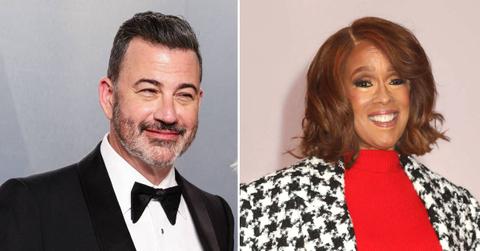 Photo of Jimmy Kimmel and Gayle King.