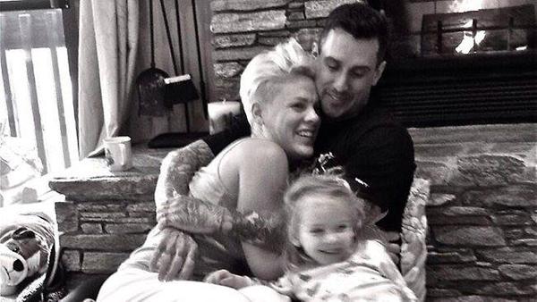 Pink Carey Hart Fathers Day