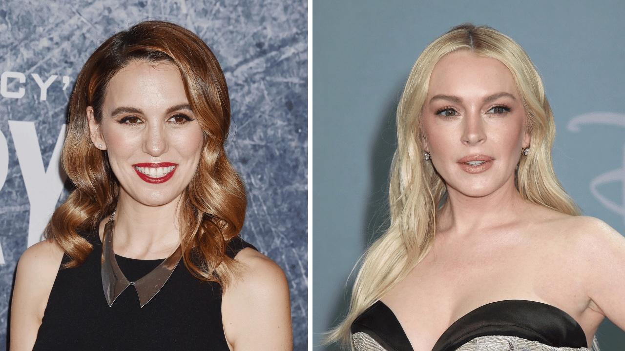 Photo of Christy Carlson Romano and Lindsay Lohan rose to fame in the early 2000s on Disney.