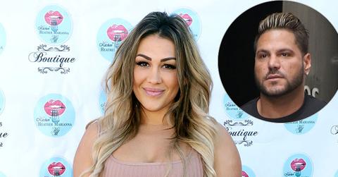 Jen Harley On Red Carpet With Ronnie Ortiz-Magro Inset