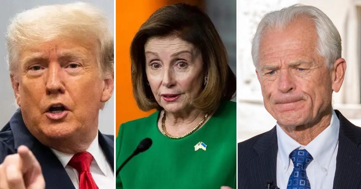 trump nancypelosi peternavarro pp