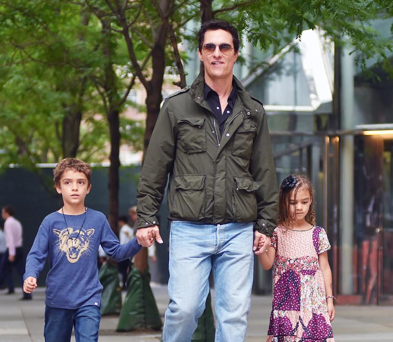 All Grown Up! Matthew McConaughey Looks Unrecognizable During A Family ...