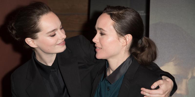 Ellen Page and Emma Portner