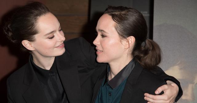 Ellen Page and Emma Portner