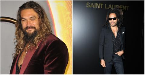 Jason Momoa Takes Motorcycle Ride With Lenny Kravitz