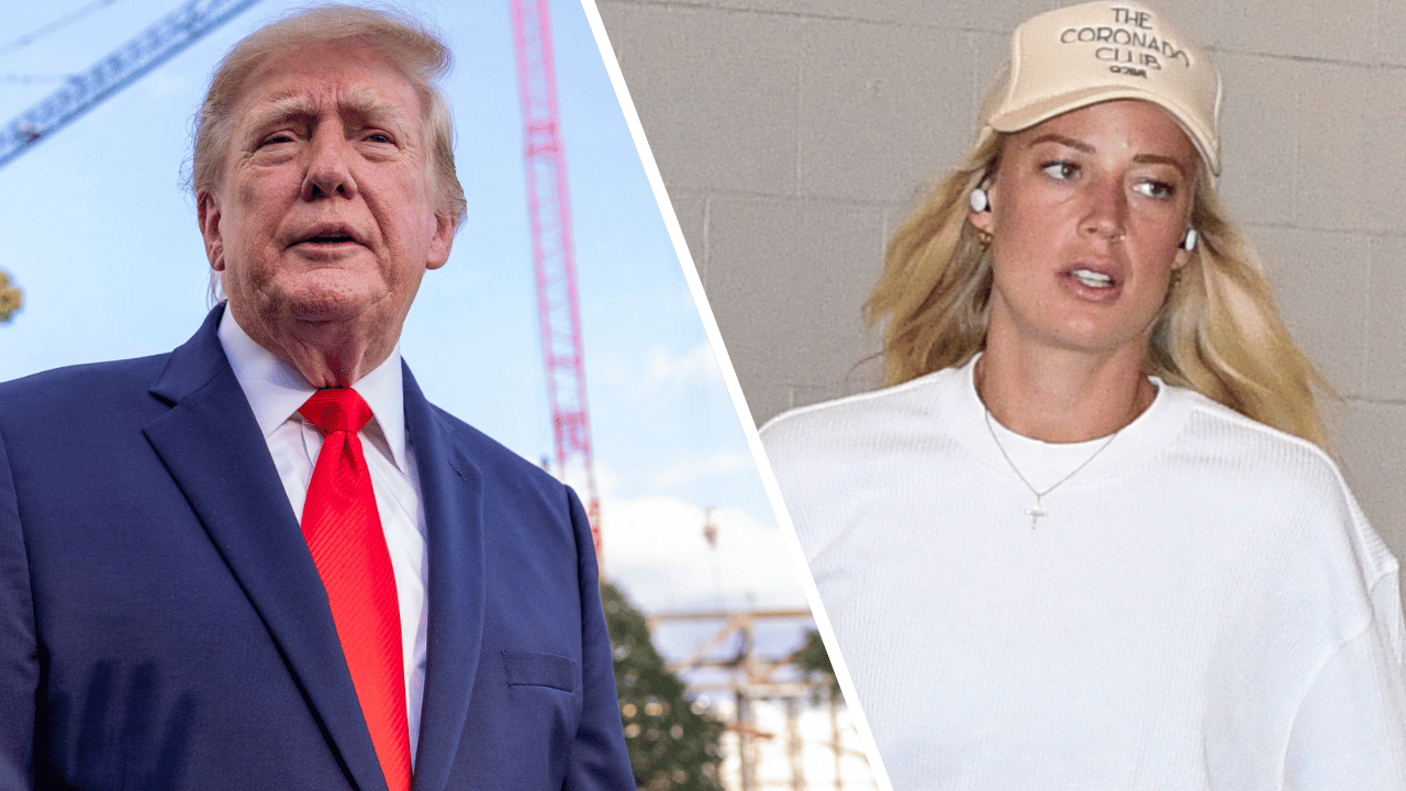 Image of Donald Trump and Sophie Cunningham