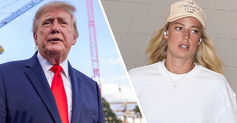 Image of Donald Trump and Sophie Cunningham