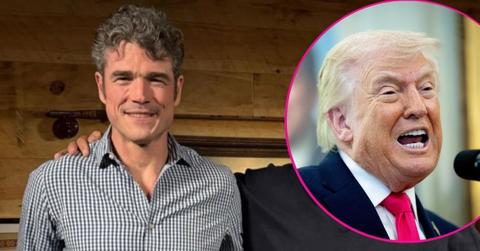 image and inset of Donald trump and Joe Kent