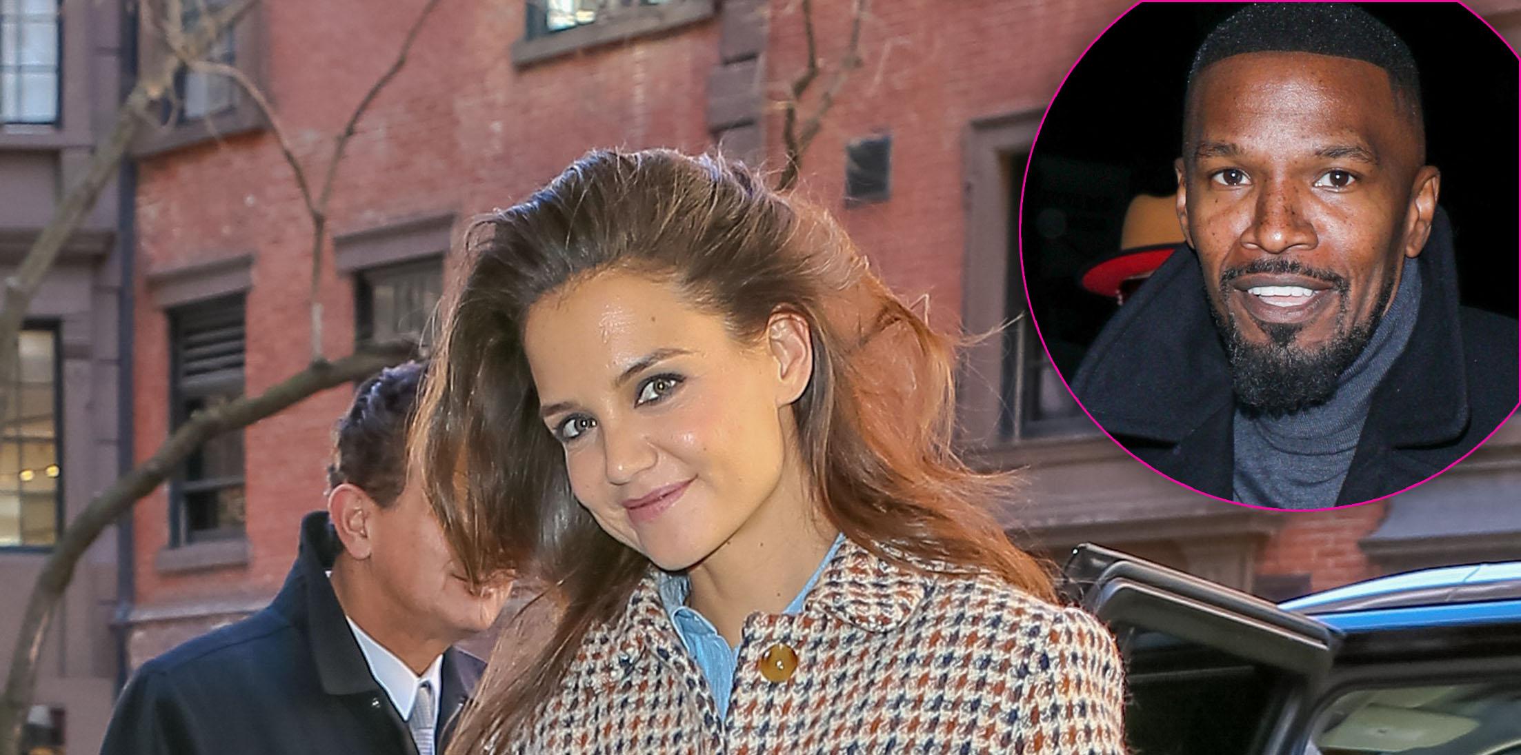 Katie Holmes returns to her hotel after an appearance on &#8216;Good Morning America&#8217;