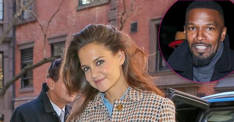 Katie Holmes returns to her hotel after an appearance on ‘Good Morning America’
