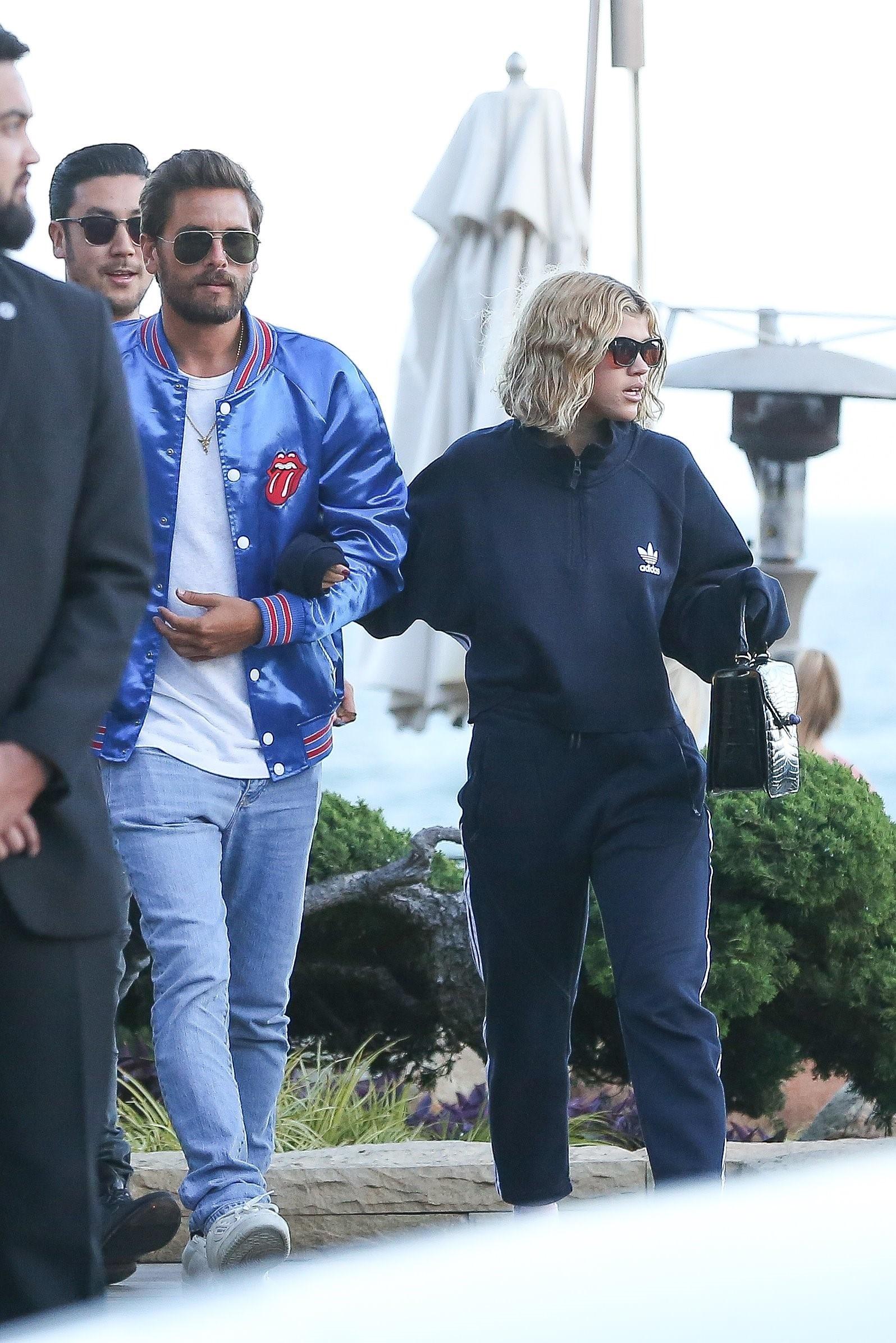 Scott Disick gets cozy with Sofia Richie at Nobu Malibu