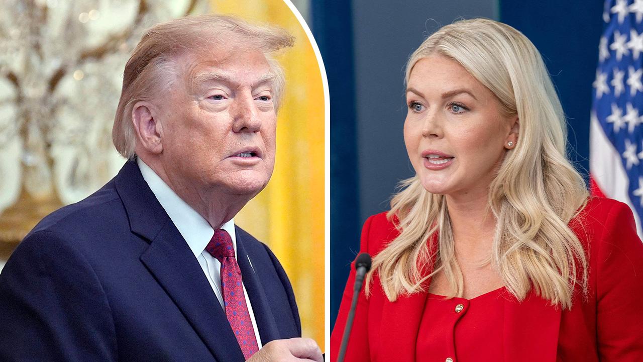 Image of Donald Trump and Karoline Leavitt
