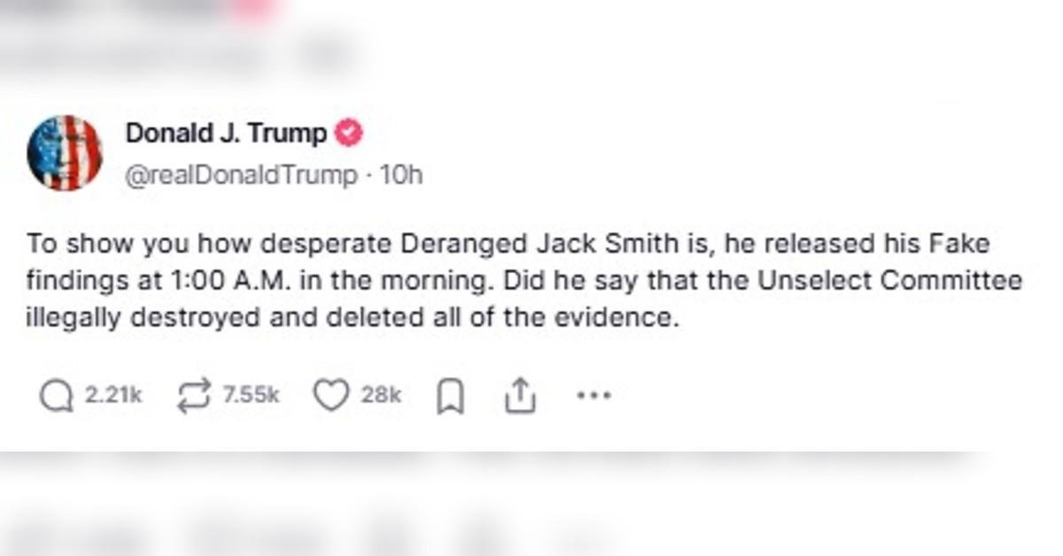 donald trump rages jack smith claims conviction election interference