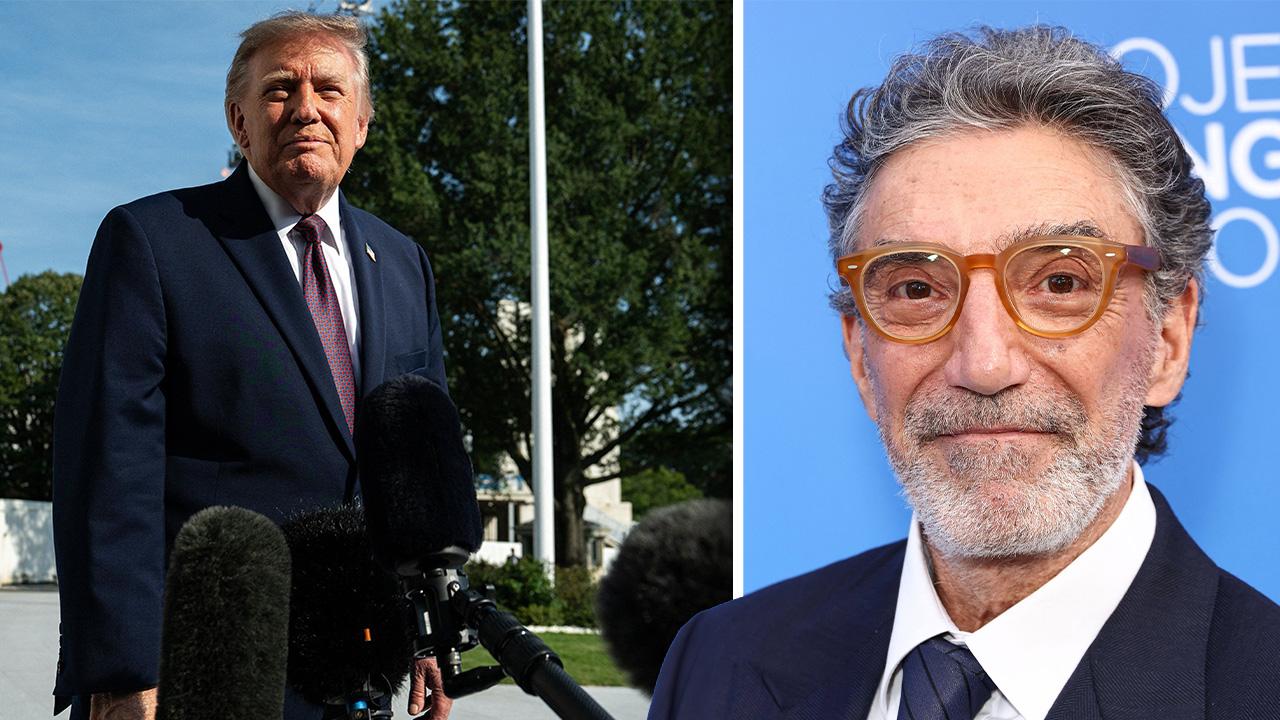 Composite photo of Donald Trump and Chuck Lorre.