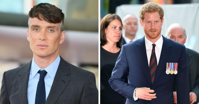 prince harry receives side eye cillian murphy