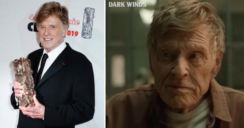Two photos of Robert Redford
