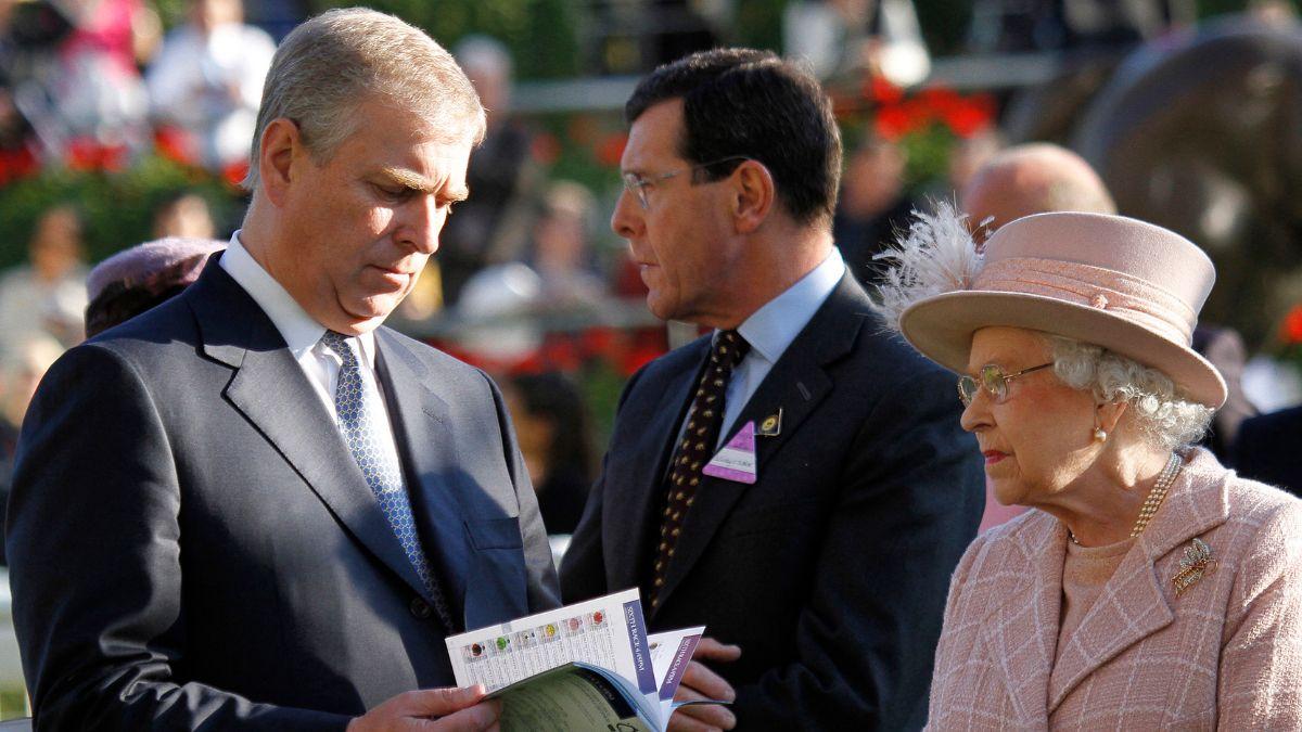 image of prince Andrew and queen