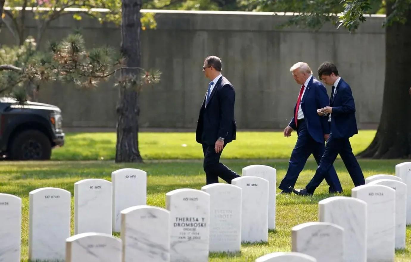 trump cemetery worker declines press charges against trump staffers for fear of retaliation