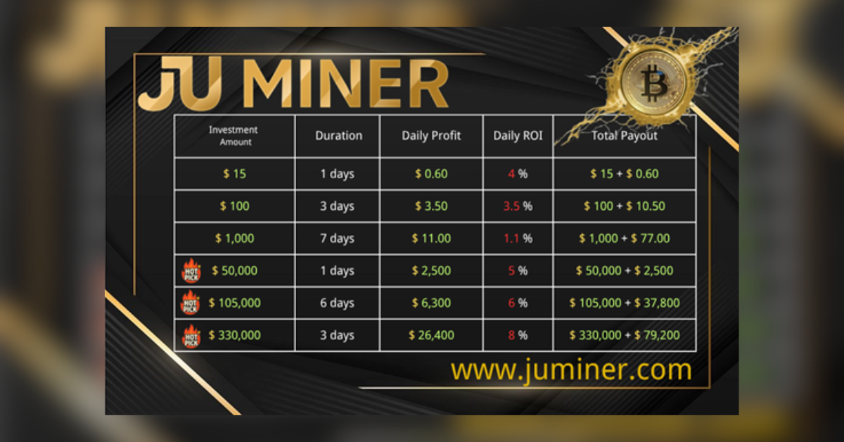 ju miner leading the new era of intelligent cloud mining easily seizing the best new opportunities in cryptocurrency