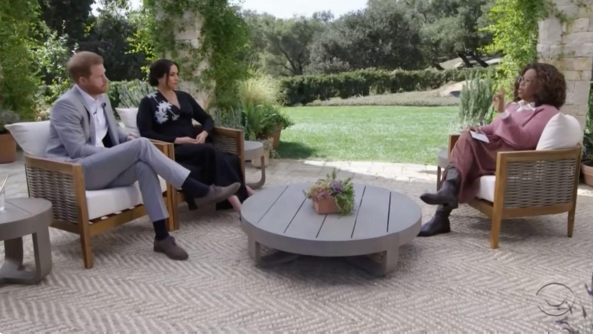 image of Oprah Winfrey, meghan markle and prince harry