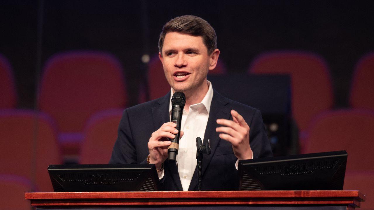 Image of James Talarico called the dispute a dangerous form of cancel culture.