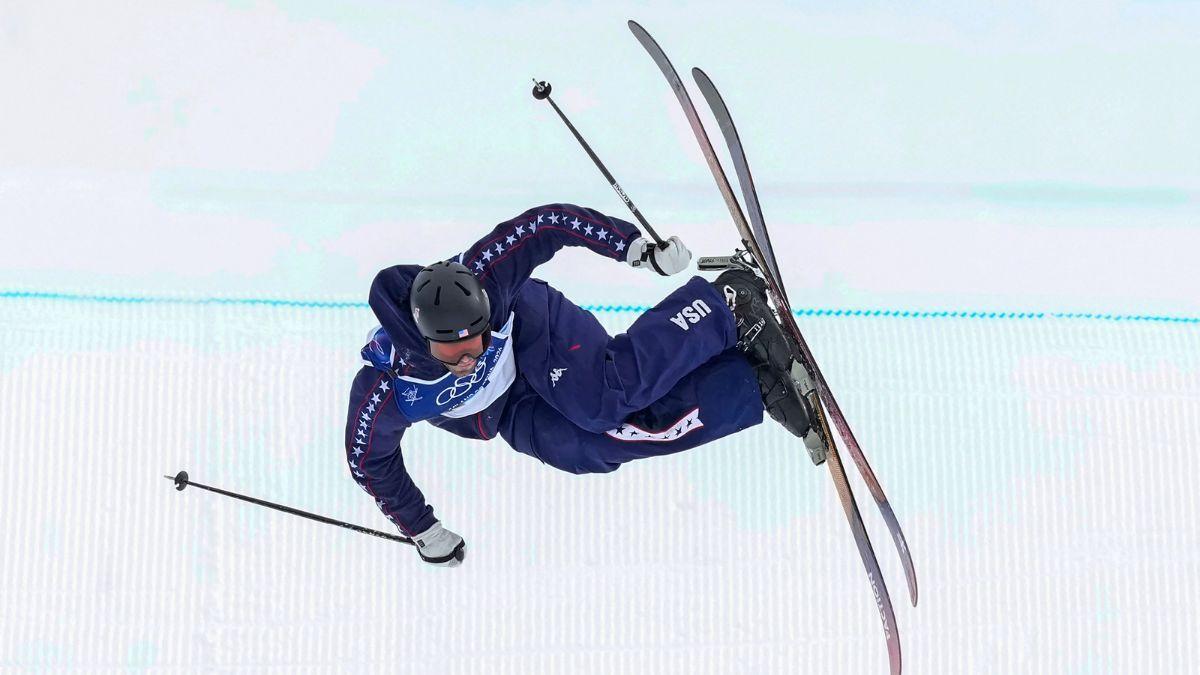 Image of Alex Hall reflects on winning silver at the 2026 Winter Olympics after taking home gold in 2022.