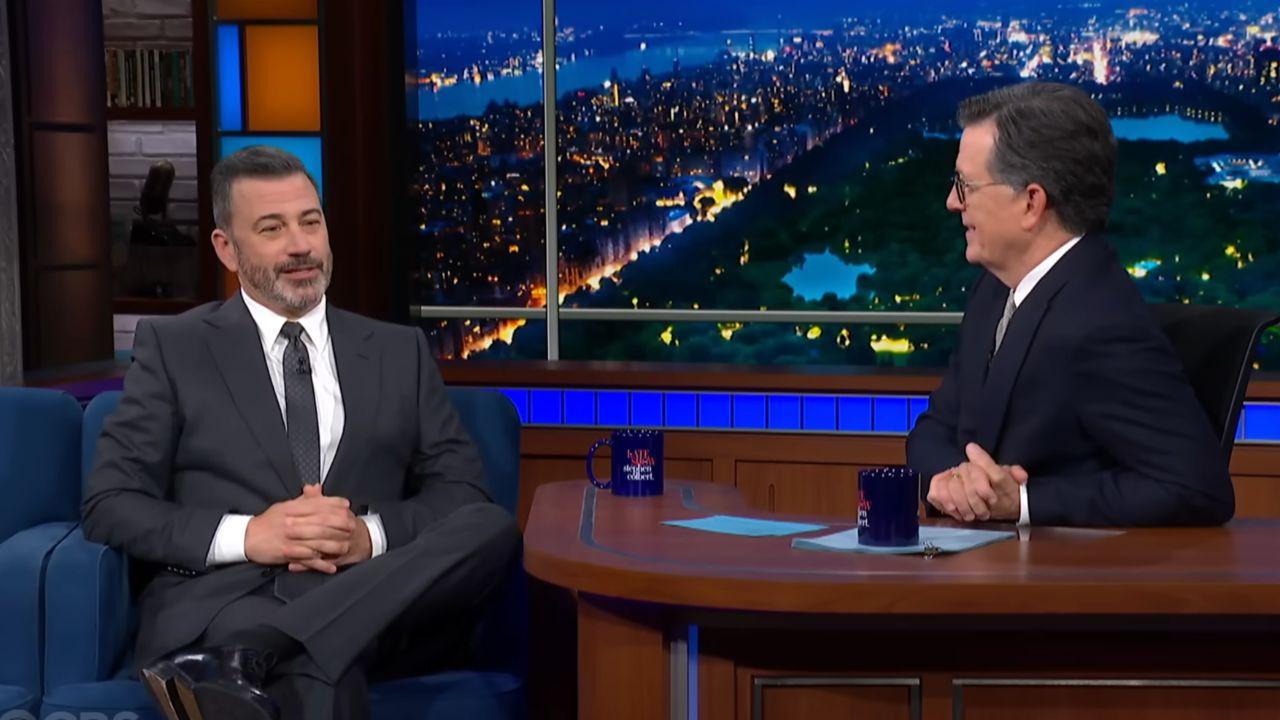 Image of The endorsement highlighted the solidarity between late-night hosts.