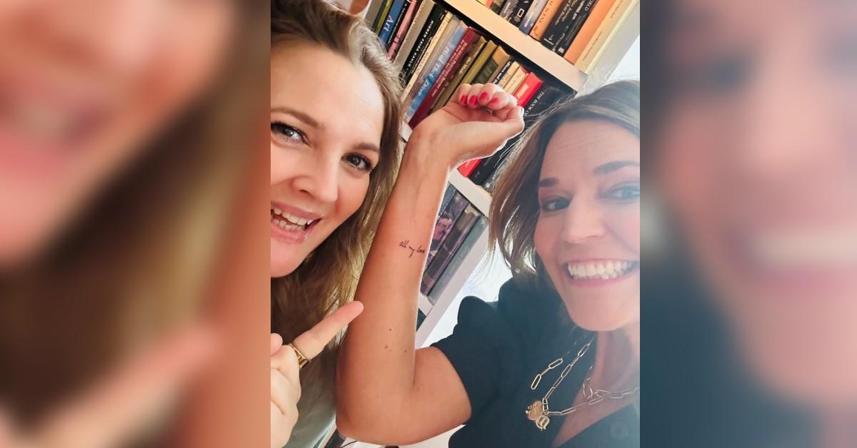 Savannah Guthrie Gets First Tattoo With BFF Drew Barrymore