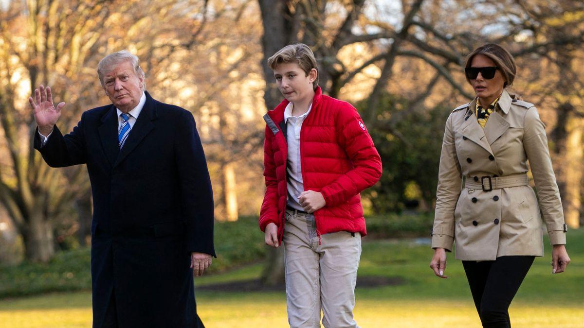 Barron Trump,Donald Trump, Melania Trump 