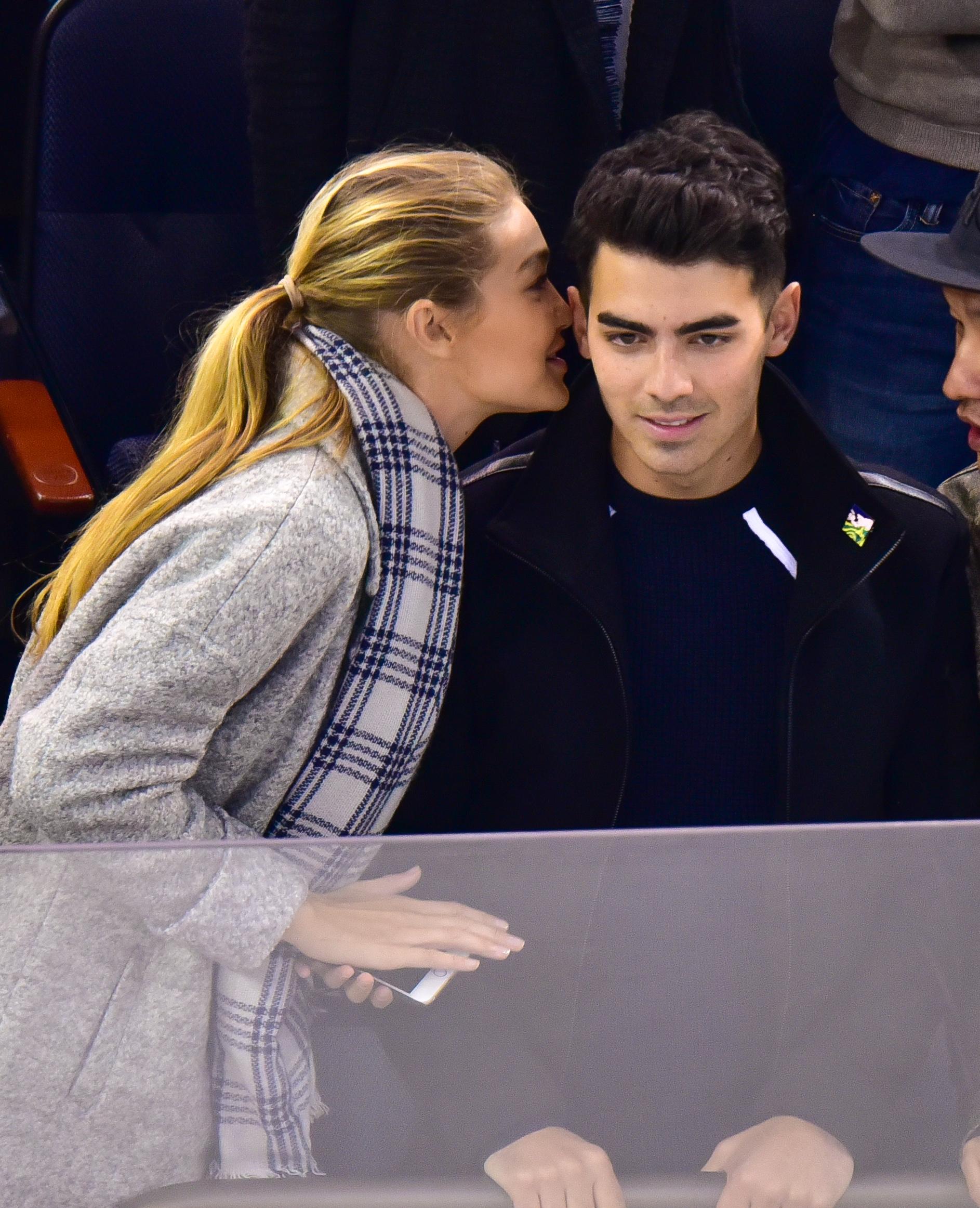 Celebrities Attend Columbus Blue Jackets Vs New York Rangers Game